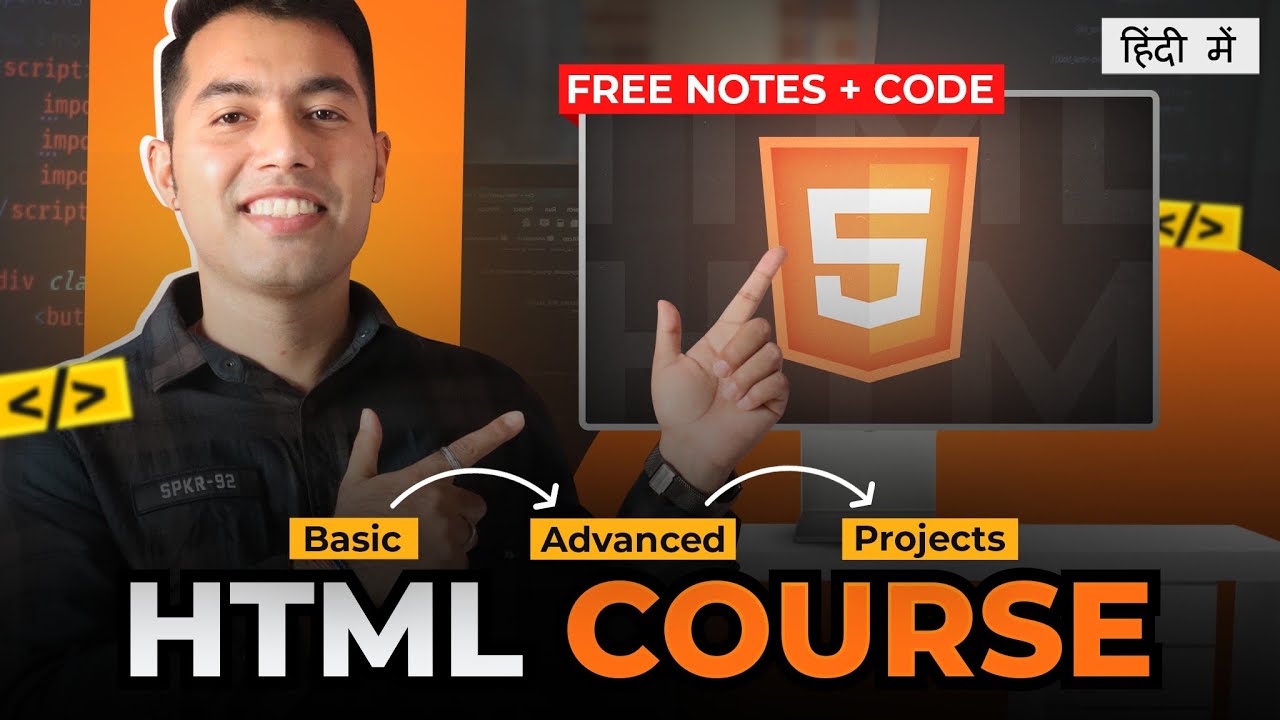HTML Complete Tutorial for Beginners in Hindi