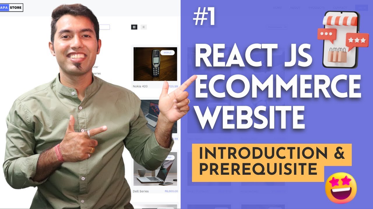 React Ecommerce Tutorial in Hindi